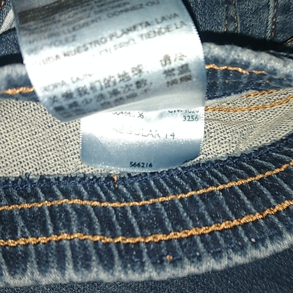 Girl's drawstring Levi's Denizen jeans - Picture 4 of 4